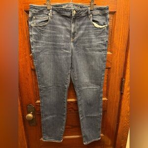 American Eagle Outfitters Dark Blue Jeans 20 Long